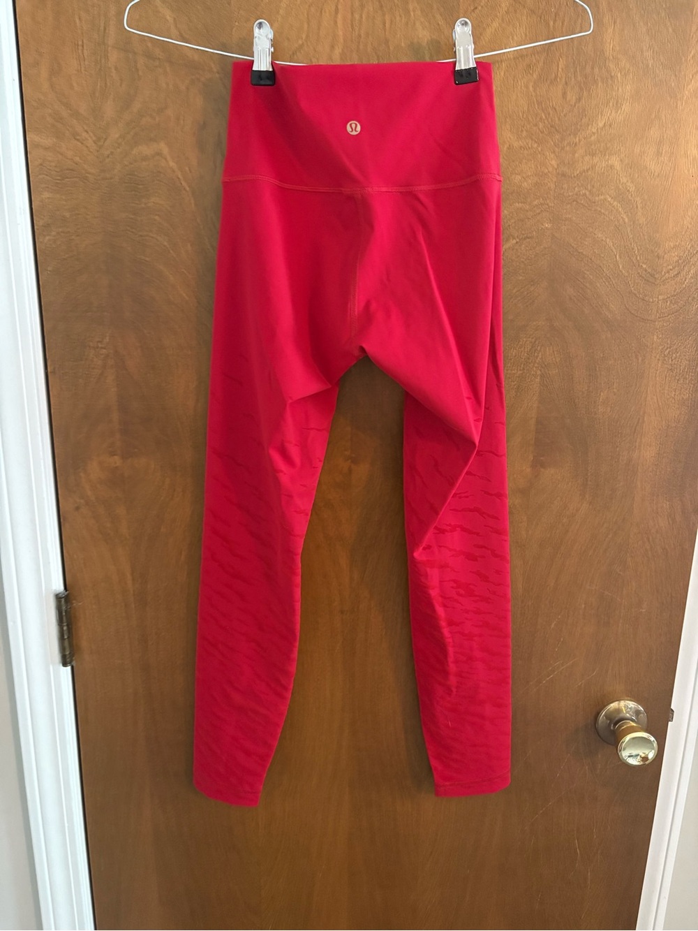 lululemon athletica  Red High-Rise Performance Leggings